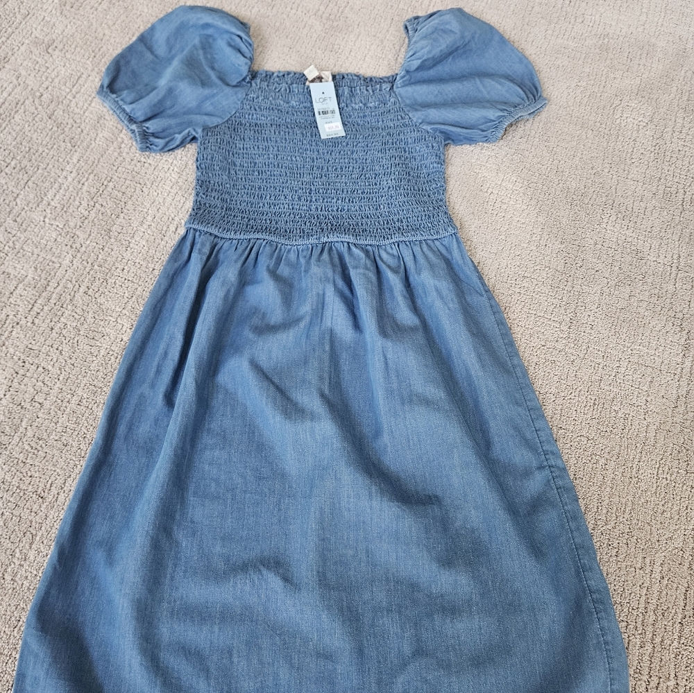 LOFT Blue Casual Dress